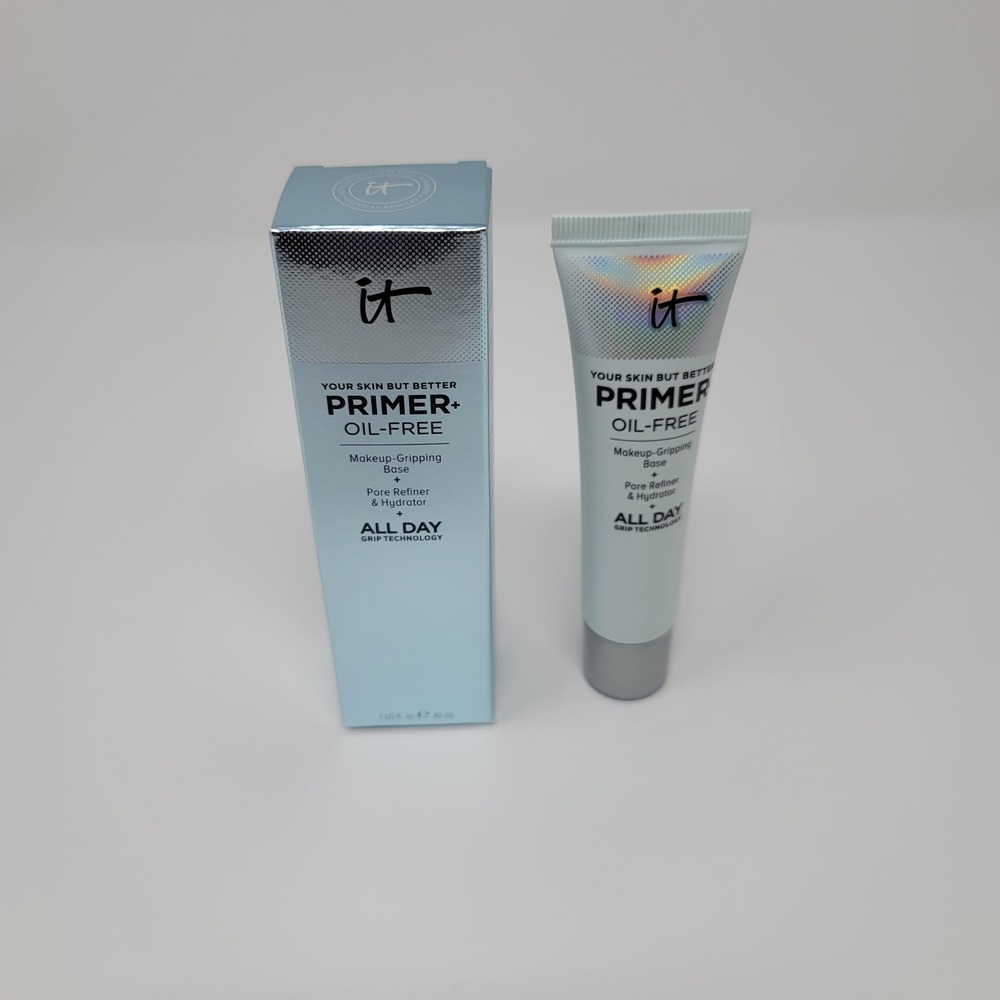 IT Cosmetics Your Skin But‎ Better Primer+ Oil-Free Makeup Gripping Base 1 fl oz